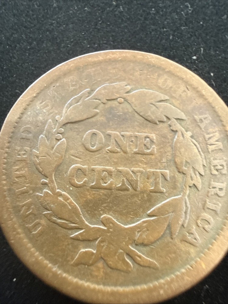 1840 Large Cent Braided Hair #10962