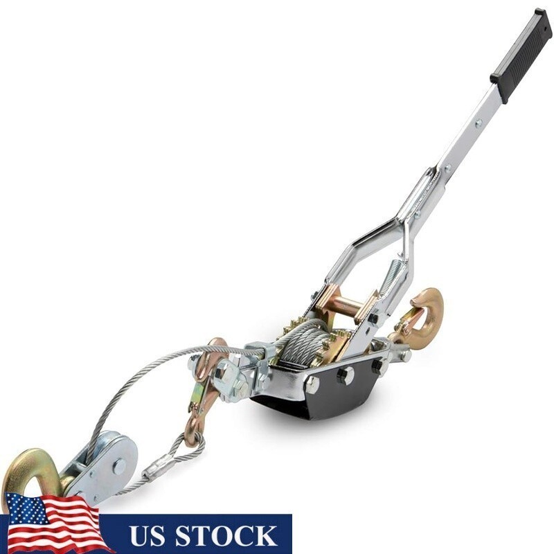5 Ton Come Along Winch Heavy Duty Hand Winch Puller Recovery Gear Tool Durable