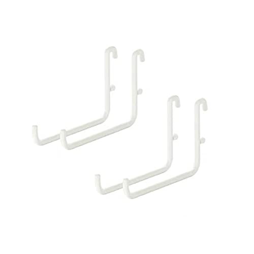 Peg Board Organizer Accessories, Peg Board with Accessories, 4 Long Hooks