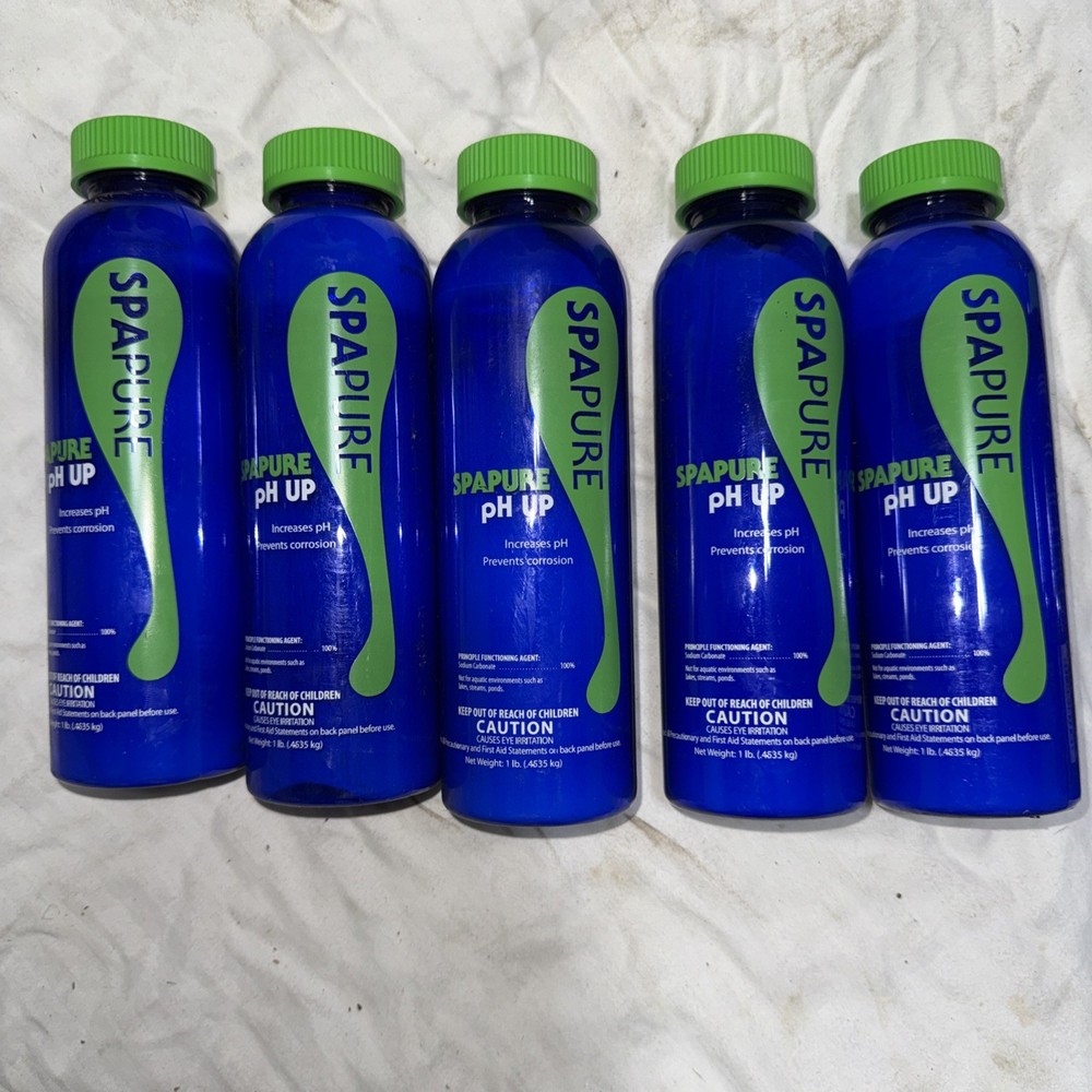 PureSpa SpaPure pH Up 5 Bottles 5 Lbs