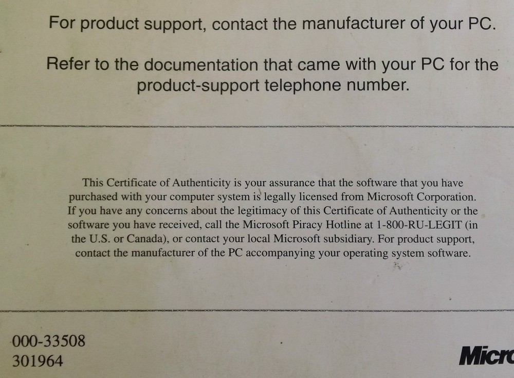 Microsoft Windows 95 Operating System Manual – Install CD Not Included