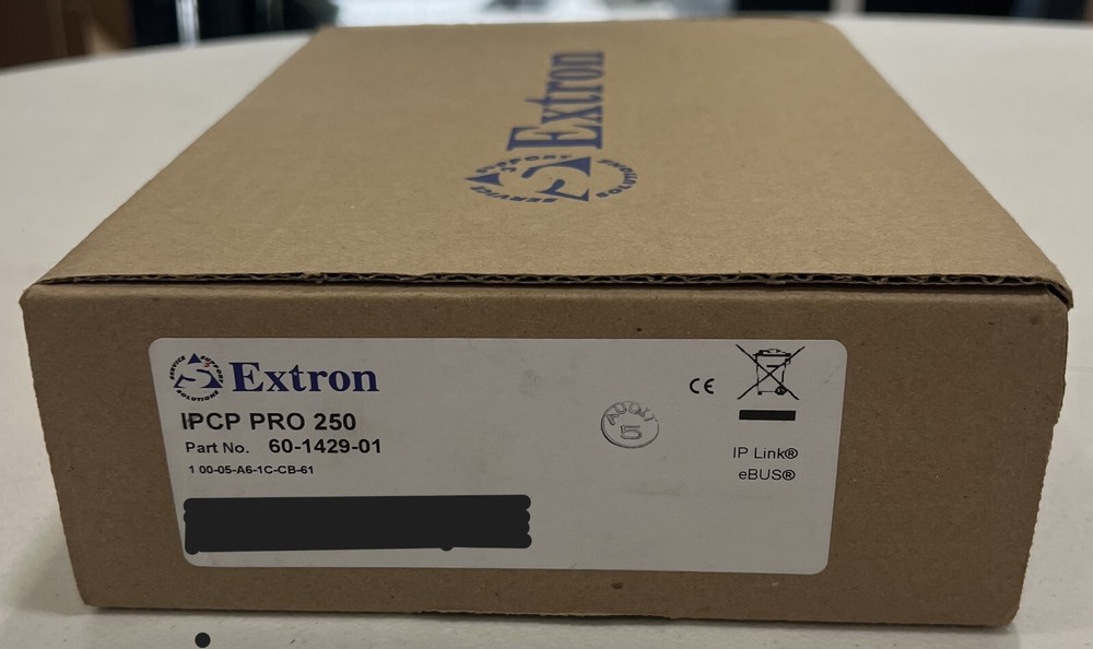 EXTRON IPCP PRO 250 IP LINK PRO CONTROL PROCESSOR 60-1429-01 (NEW)