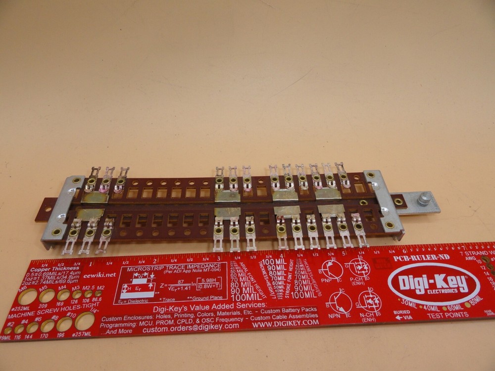 SELECTOR PUSH/PULL SLIDE SWITCH 8PDT NEW/NOS