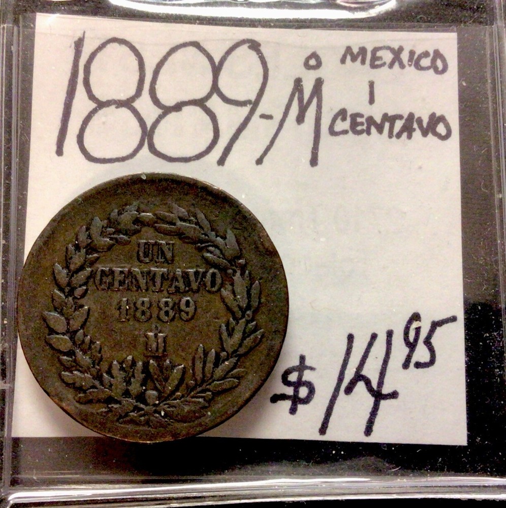 1889 M Mexico 1 Centavo! ENN Coins