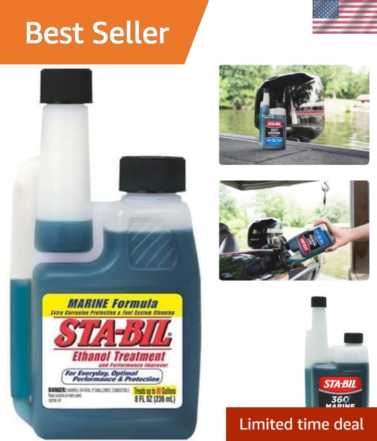 360 Marine Ethanol Treatment 8 oz - Prevent Corrosion & Boost Engine Performance