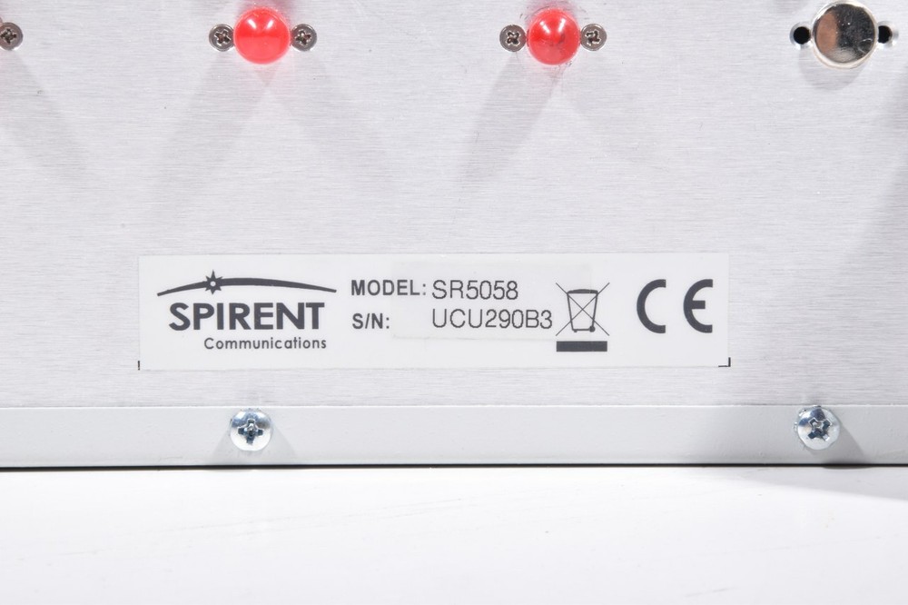 SPIRENT SR5058 Test Configuration Unit S. Number UCU290B3