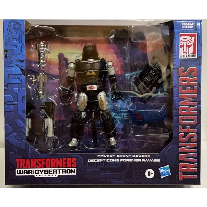 Transformers Generations Wfc Deluxe Covert Agent Ravage And Forever Ravage SDCC