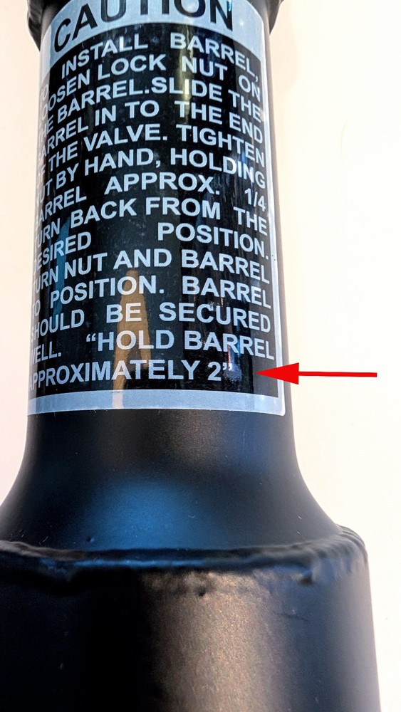 2" Slotted Double Barrel For Bead Seaters *NOTE ABOUT THREADED END*