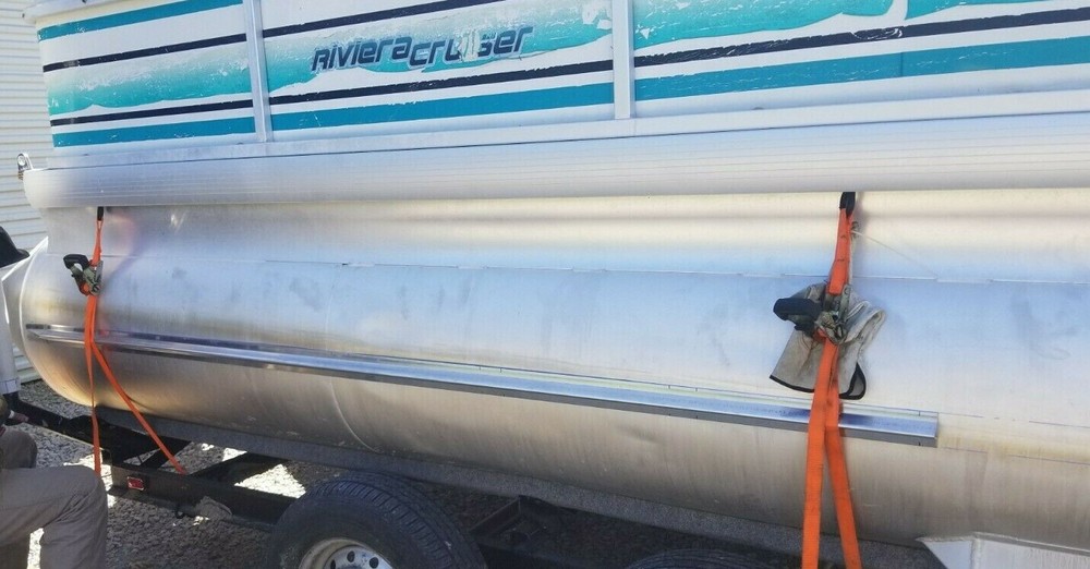 Weld on rub rail for Pontoons 8' individual sections