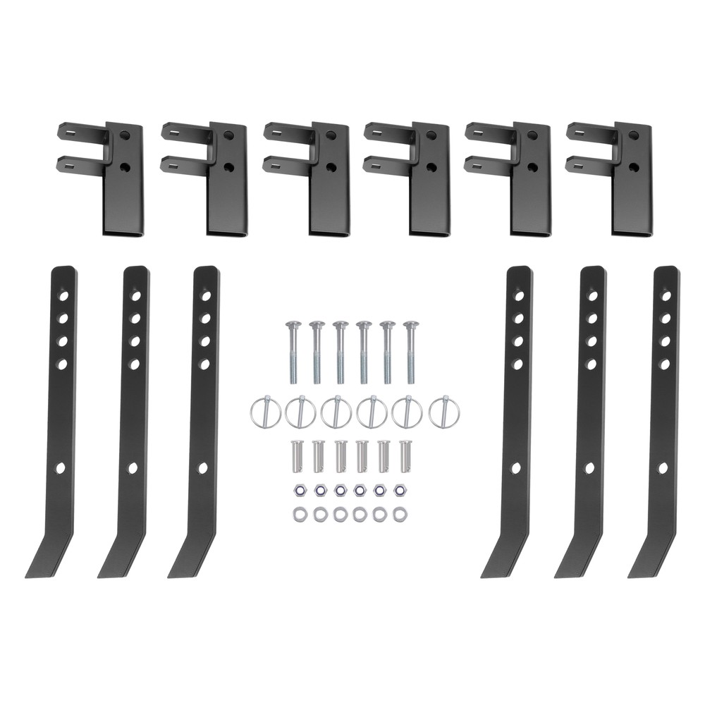 For ATV UTV Chisel Plow Implement Scarifier W/6 Independently Adjustable Chisels