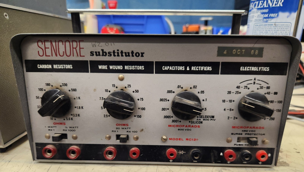 Vintage Sencore Substitutor RC121 Test Unit