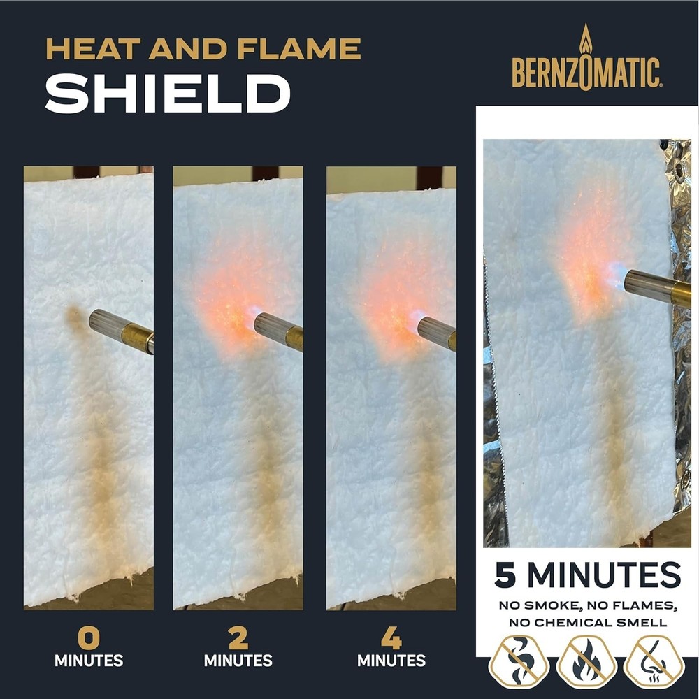 Bernzomatic Moldable Heat and Flame Shield with FormFoil Technology