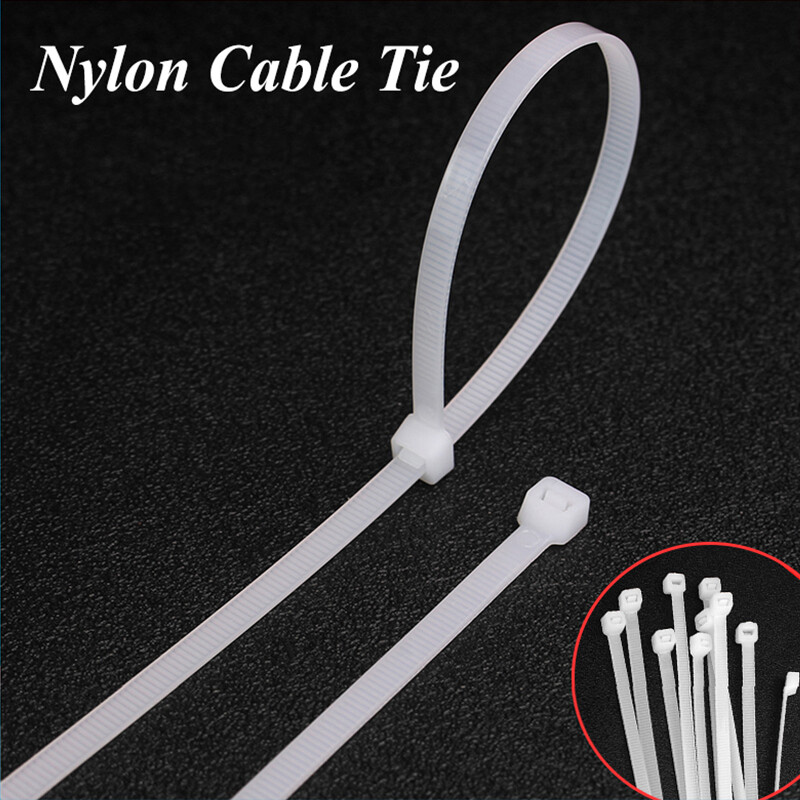 8mm Self-Locking Plastic Nylon Cable Ties Zip Ties Wrap Wire Cord Zip Tie Strap