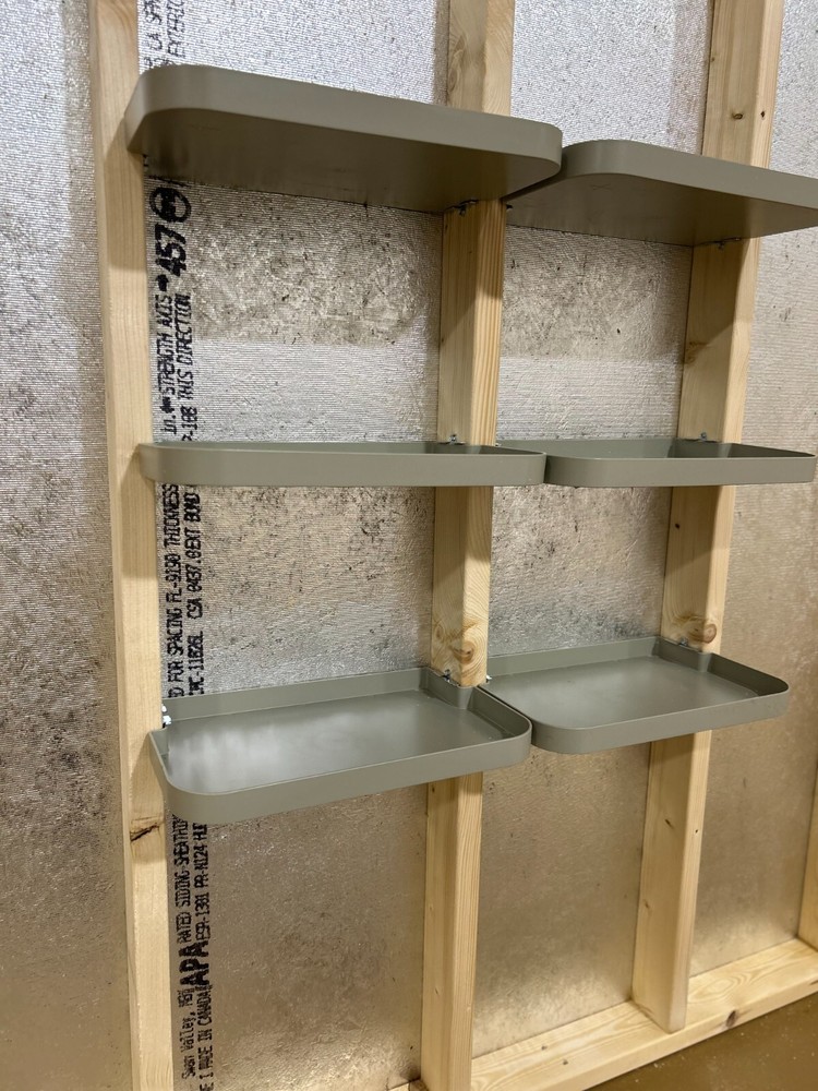 VersaCaddy Open Stud Garage/Home Organization Shelving Large Pack of Two (2)
