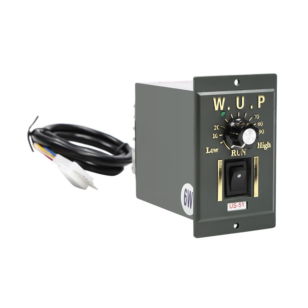 1 AC 110v Worm Gear Motor with 6w Power+ Variable Speed Reduction Controller