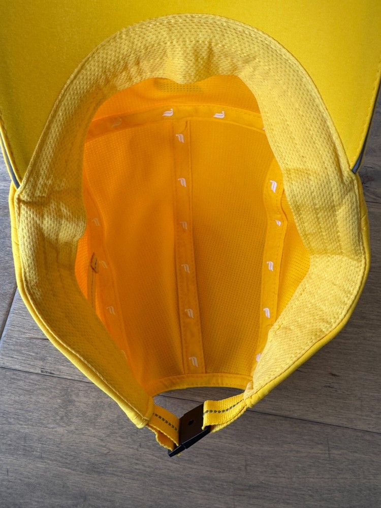 Fabletics The Fundamental Hat Sunset Yellow Adjustable Running Lightweight EUC
