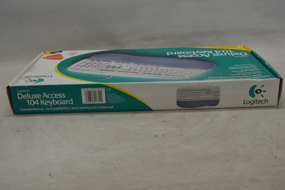 Logitech Deluxe Access 104 Keyboard *New Unused*