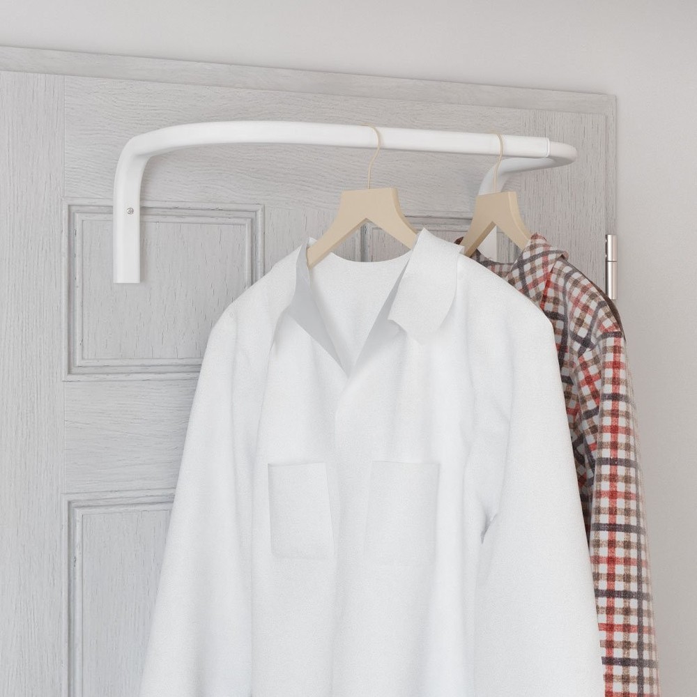 brightmaison Sofia Clothes Rack, Hanging Closet Organizer Adjustable & Wall Moun