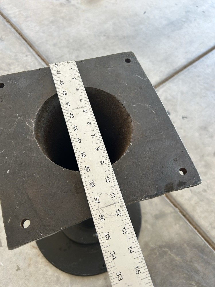 Vintage Cast Iron Base Table Stand Industrial 200lbs