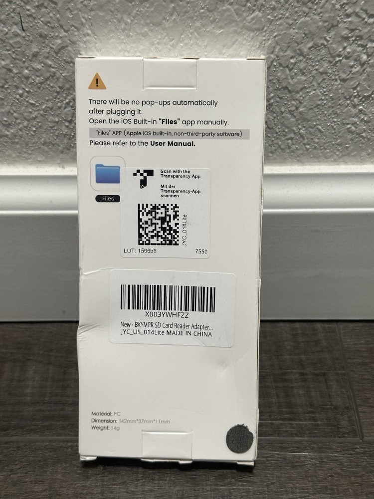 SD Card Reader for iPhone iPad, &USB-C Dual Connector, Support SD/MicroSD Cards