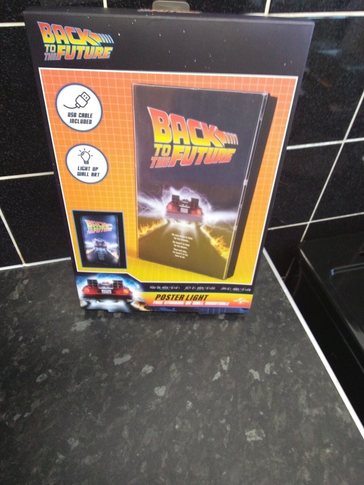 Back To The Future Free Standing/Wall Mountable Poster Light