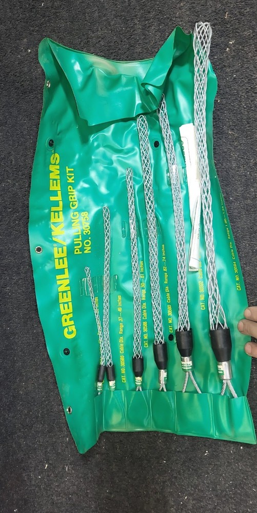 Greenlee 599 .75" - 2.99" T-Type Cable Pulling Grip Set