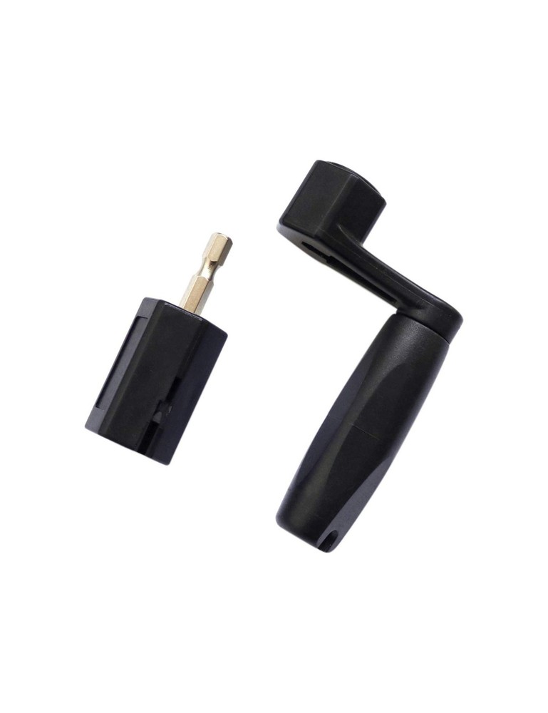 Guitar String Winder & Bridge Pin Remover for String Instruments - Black