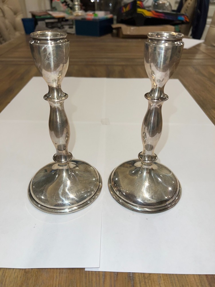 Henry Wigfull Sheffield Sterling Candlesticks