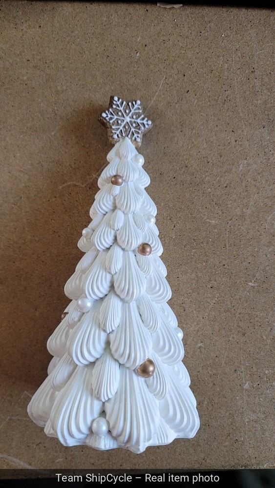 12 Gingerbread Cream Tree Large Christmas Decor G2U