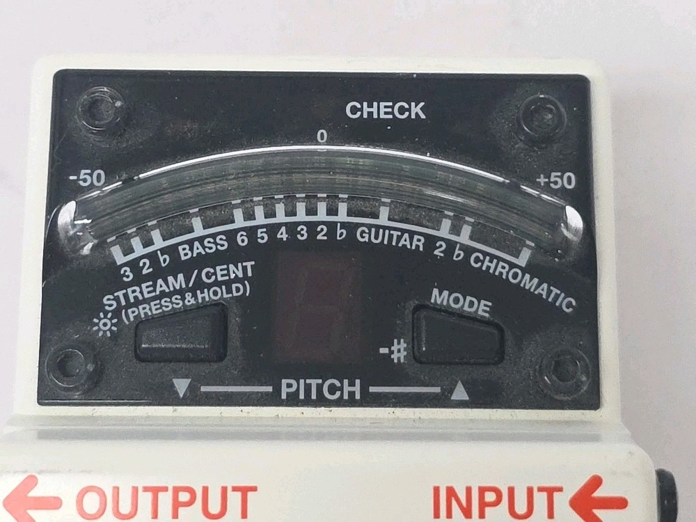 BOSS TU-3 Chromatic Tuner With Bypass!
