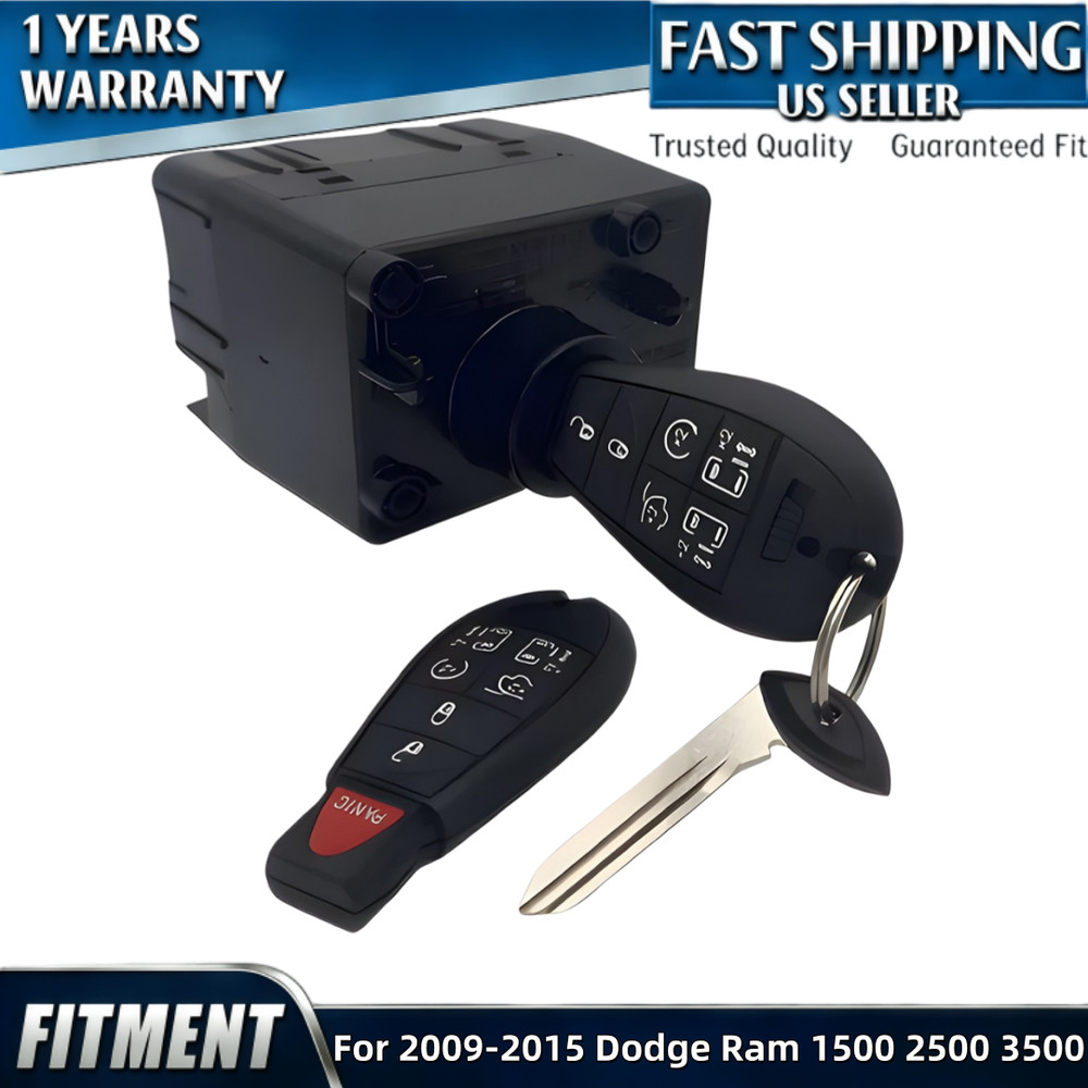 FOR 09-12 DODGE RAM 2500 3500 WIN MODULE WIRELESS IGNITION NODE PROGRAMMED W/KEY