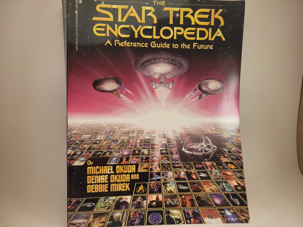 The Star Trek Encyclopedia A Reference Guide to the Future Paperback Book