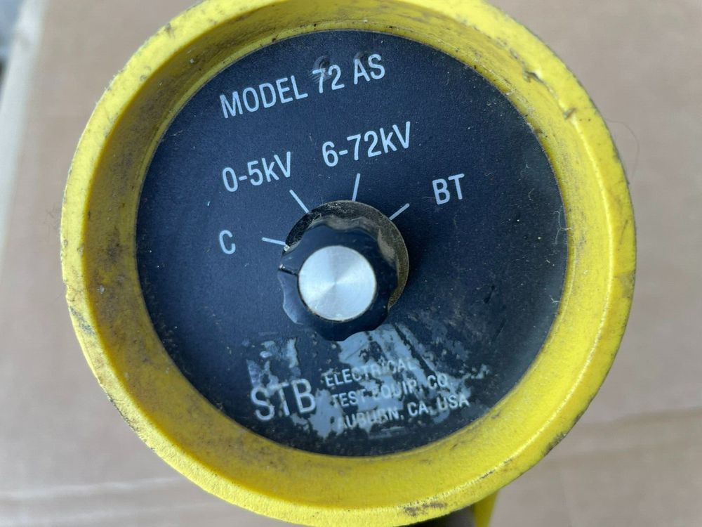 STB 72 AS - Yellow/Black Handheld Analog Phasing Test Sensor Electrical