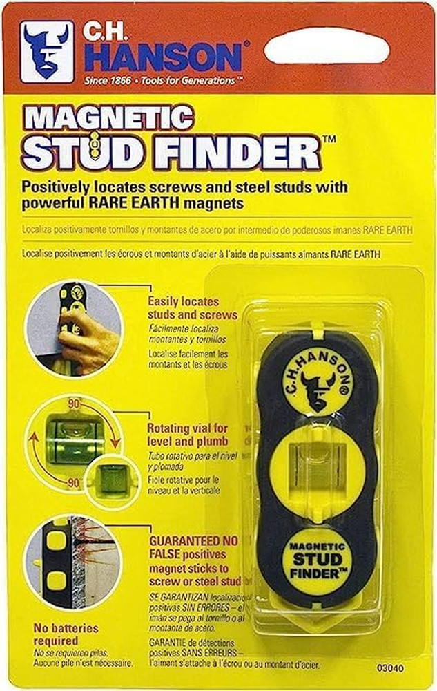 SNUNGPHIR 03040 Magnetic Stud Finder, 1 Pack