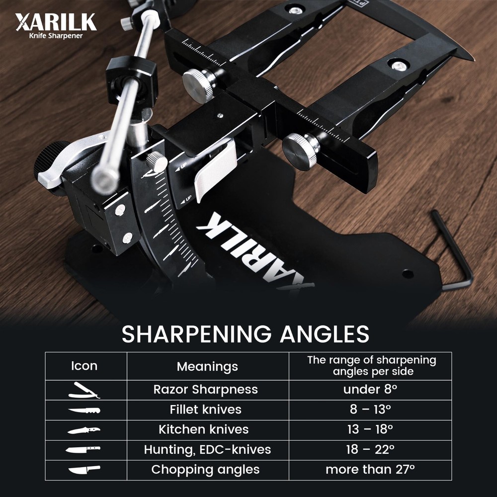 GEN3 Guided Knife Sharpening System, Aluminium | Professional knife sharpener