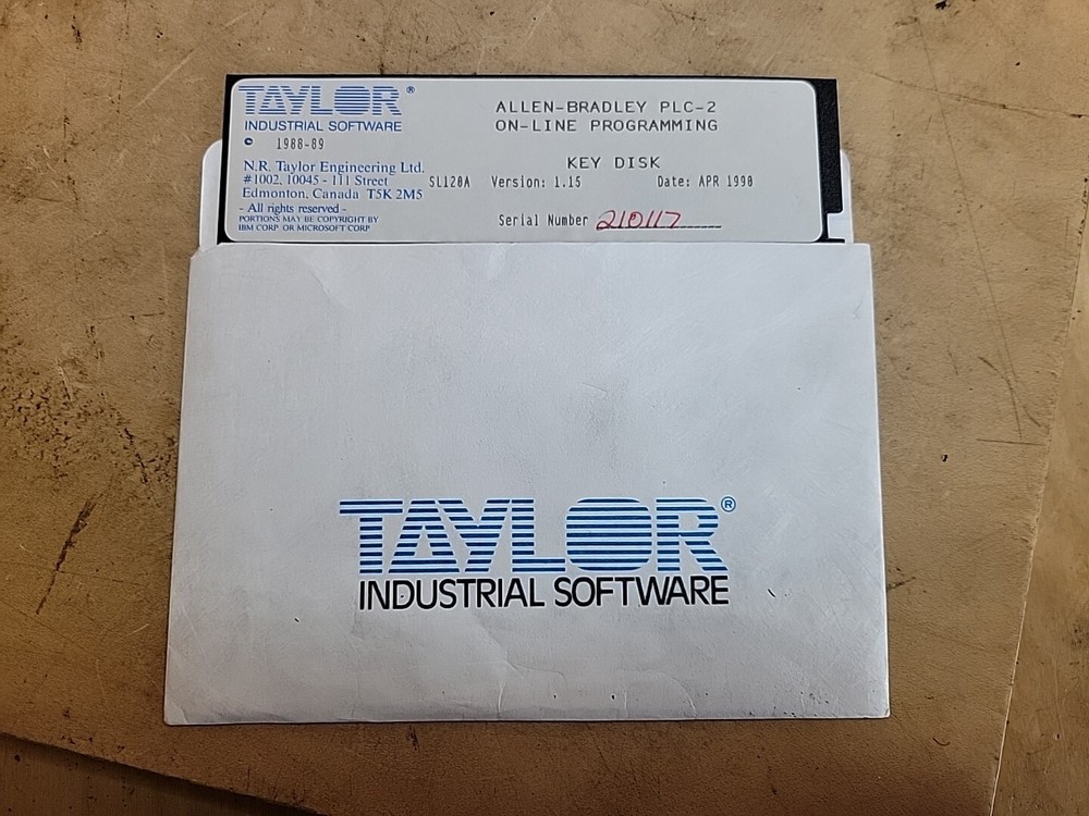 Allen Bradley PLC-2 On-Line Programming Software by Taylor Industrial