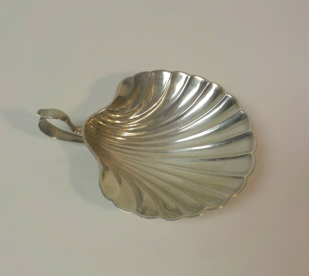 Hunt Silver Co. NY Sterling Silver Shell Candy Dish, 85 grams