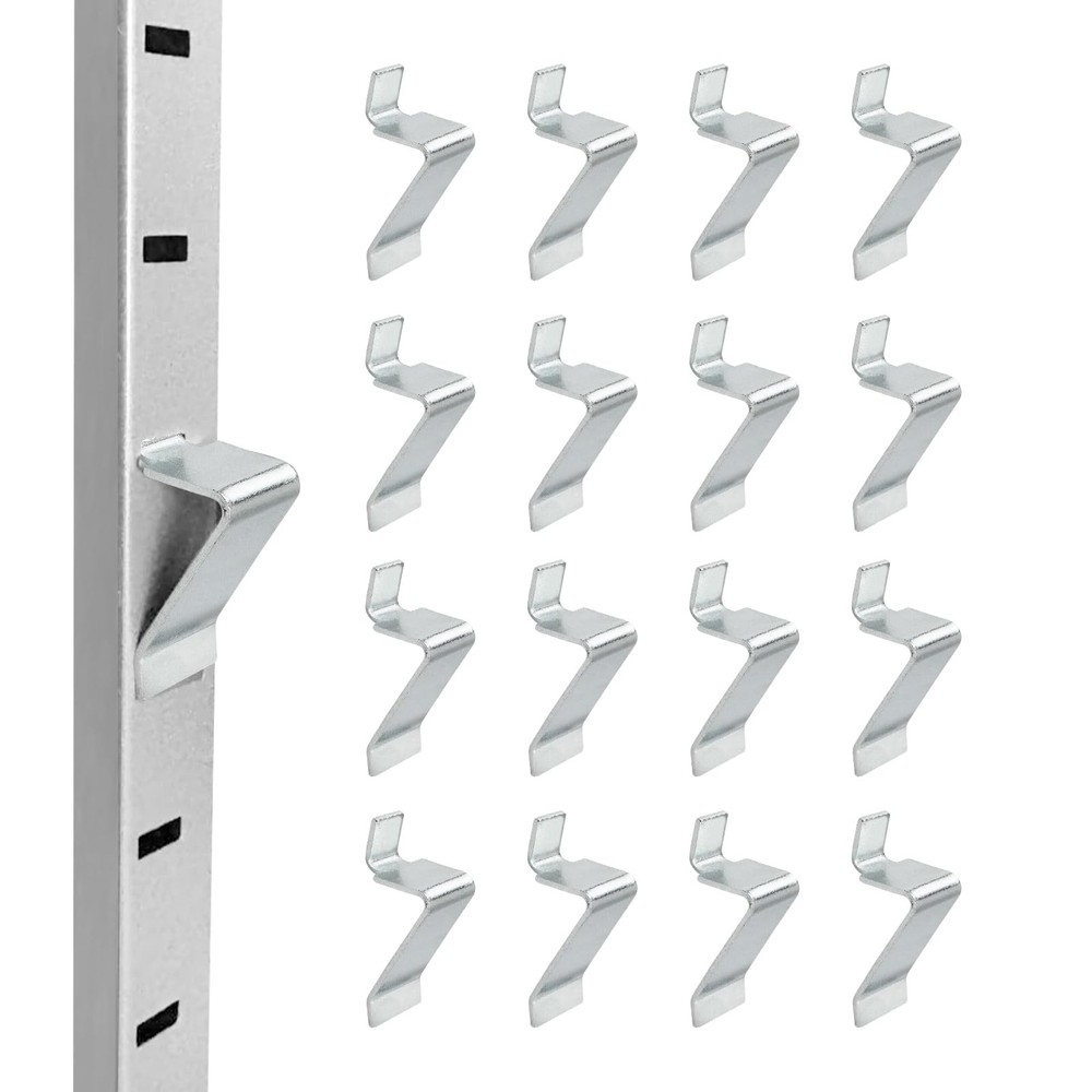 Metal Shelf Support Clips For Sandusky Cabinet Universal Hardware 16 PCS