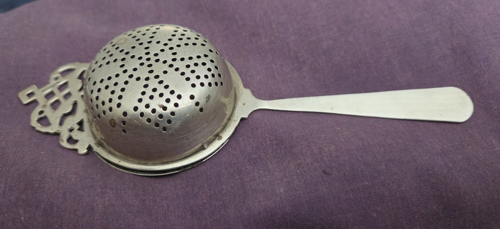 Vintage Silver Plated Tea Strainer