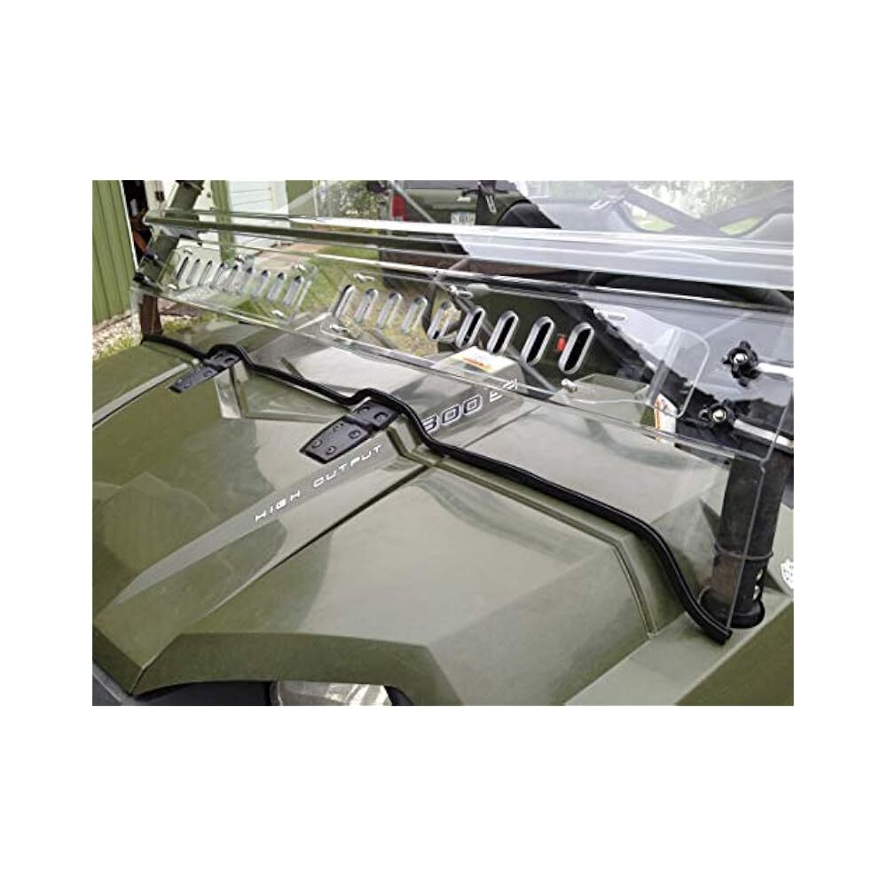 Durable Vented Windshield for UTV, Clear Polycarbonate, Fits Full Size Models