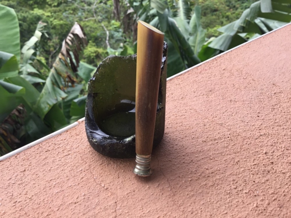 Vintage Real Horn Custom Tobacco Pipe Tamper