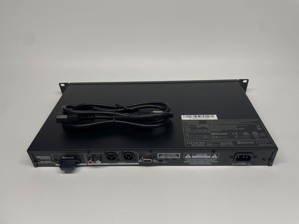 Denon DN-500CB CD/Media Player with Bluetooth/USB/Aux Inputs and RS-232c