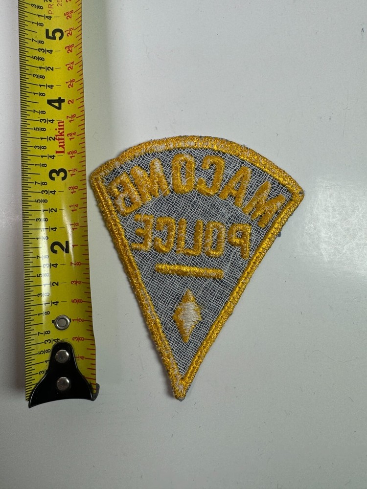 3.75" Macomb Police Illinois IL Patch