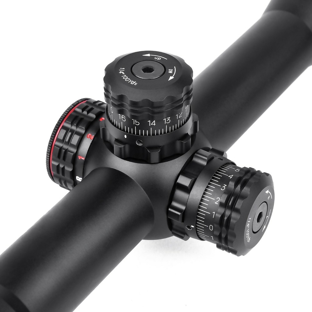 Sniper 6-24x50AOL Rifle Scope illuminated W/ Quick Lock and Zero W/E Adjustment