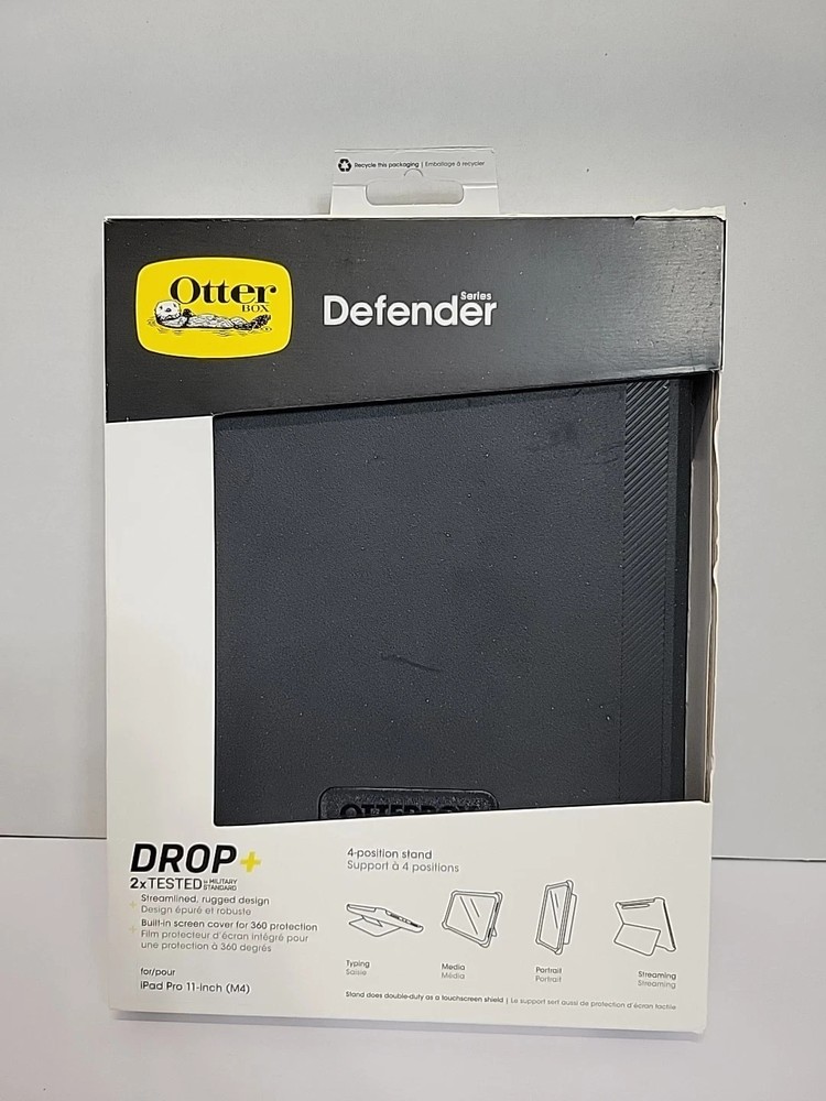 OtterBox iPad Pro 11-inch (M4) Defender Series Case - Black