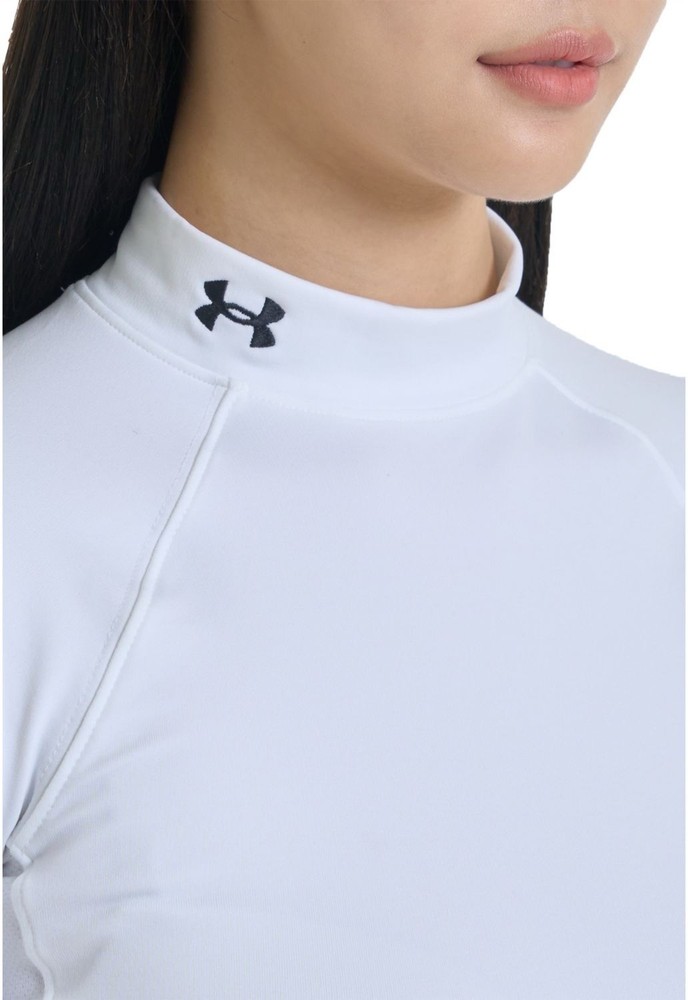 Size:Large🔥Under Armour Authentics Mock Neck Top Women's Coldgear Base layer