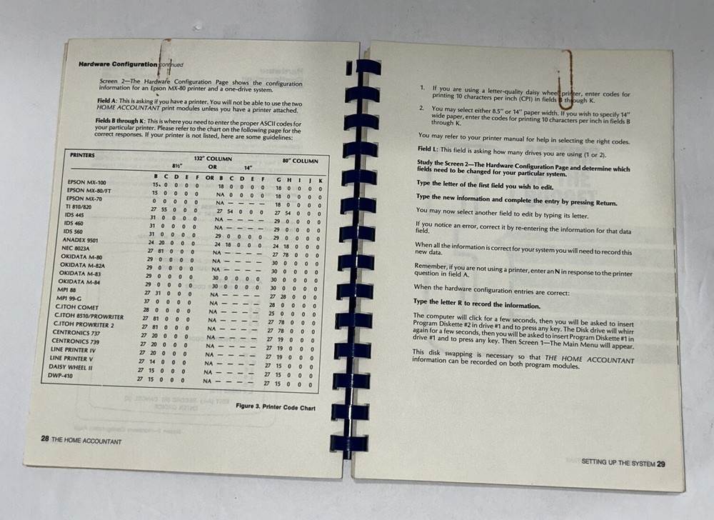 The Home Accountant Software Manual For Atari Computer Continental Software 1983
