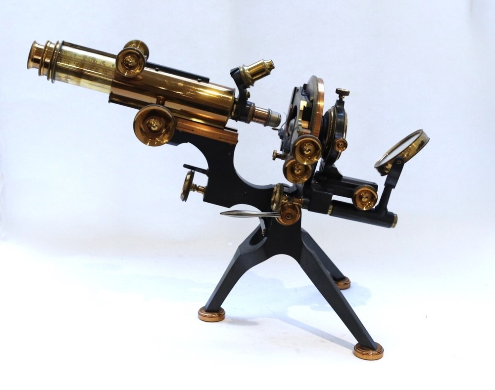“Henri Van Heurck” Microscope from The Golub Collection