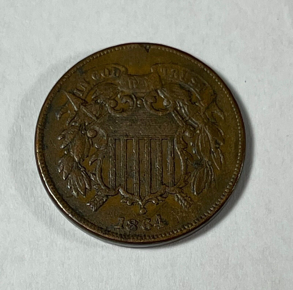 1864 2C (#17675) XF problems nice detail