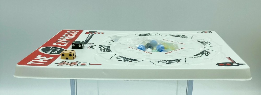 1957 Black Ball Express Schaper Marble Board Game Complete